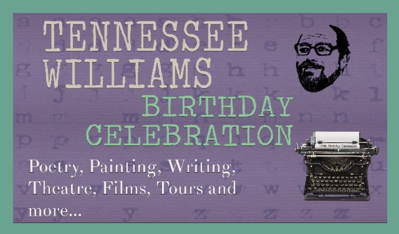 Image for Tennessee Williams Birthday Celebration