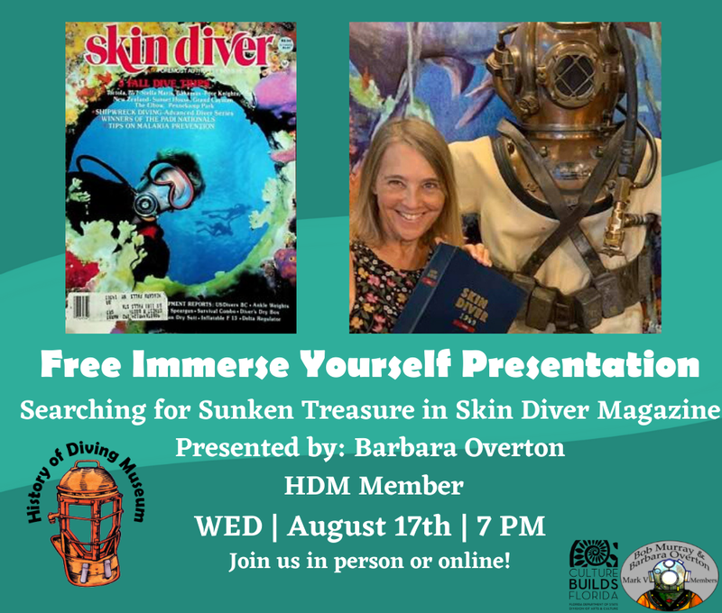Image for History of Diving Museum's Immerse Yourself! Lecture Series