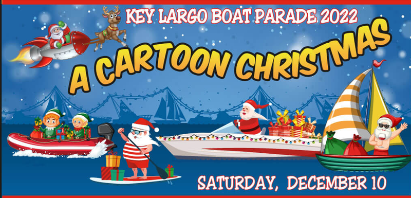 Image for Key Largo Boat Parade - A Cartoon Christmas