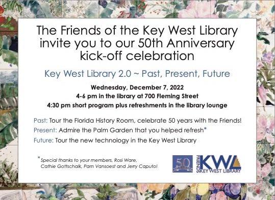 Image for Friends of the Key West Library 50th Anniversary Celebration