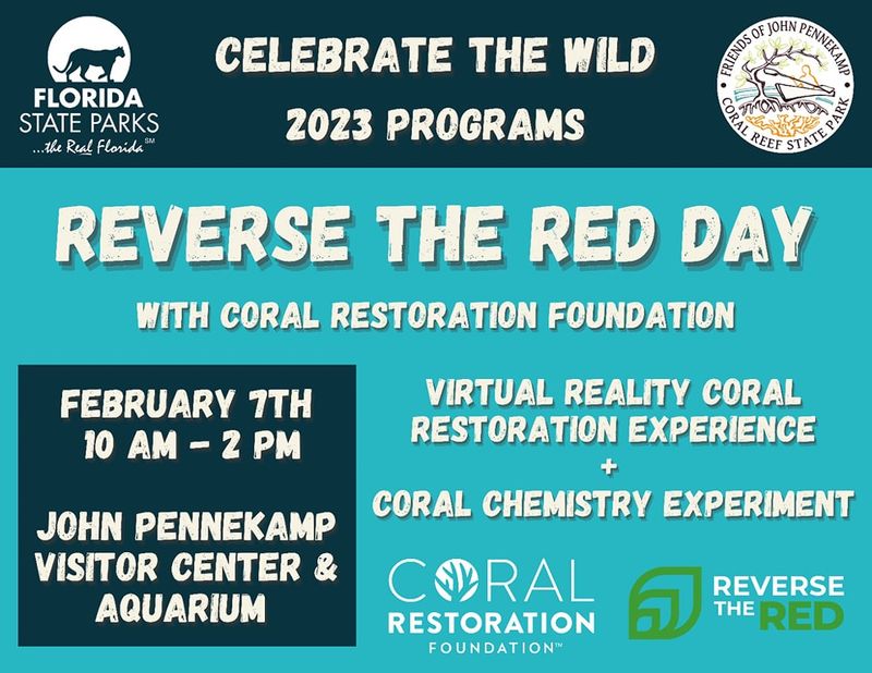 Image for Celebrate the Wild: Reverse the Red Day with Coral Restoration Foundation
