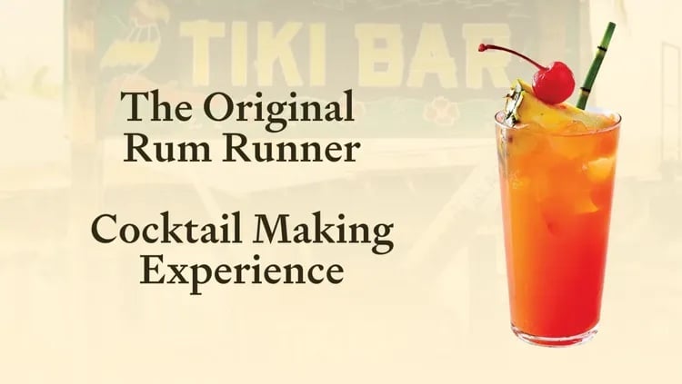 Image for World Famous Tiki Bar at Postcard Inn: The Original Rum Runner Cocktail Making Experience