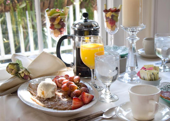 Table of Breakfast in Key Largo