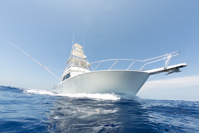 An offshore fishing boat
