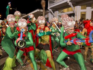 Key West Fantasy Fest space creatures