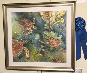 Florida Keys Watercolor Society painting