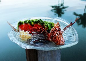 Marathon Castaway Restaurant lionfish sushi