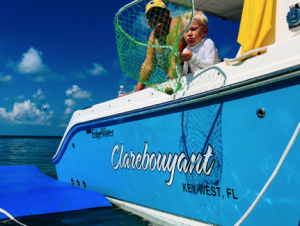 Charter boat and kid Key West