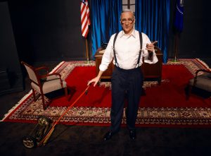 Clifton Truman Daniel portraying grandfather Harry Truman