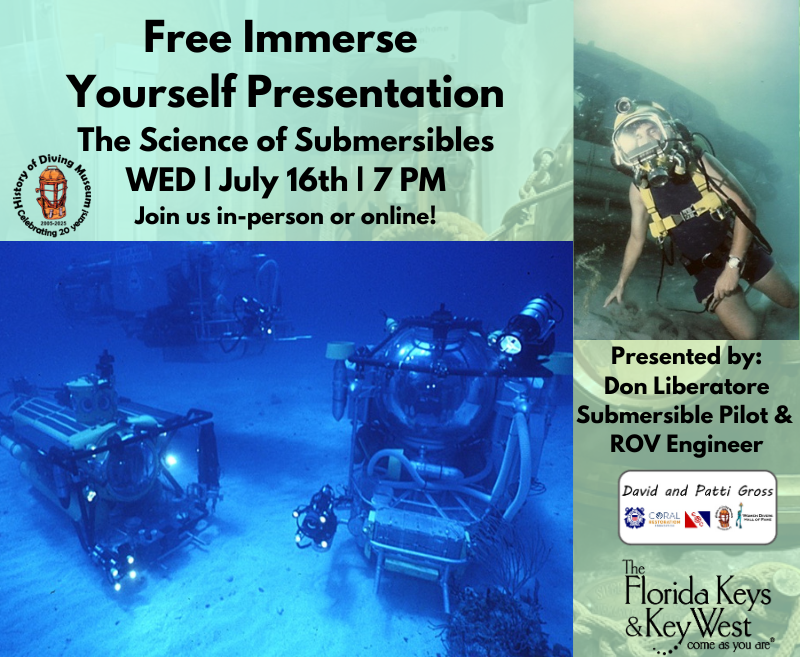 The Science of Submersibles presentation at The History of Diving Museum