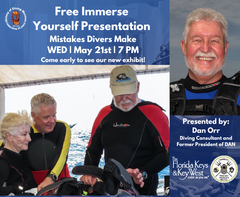 Mistakes Divers Make presentation at History of Diving Museum
