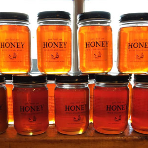 Flavorful Florida Keys honey is among the tempting taste treats at Salt Island Provisions. 