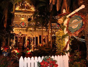 Key West inn Christmas