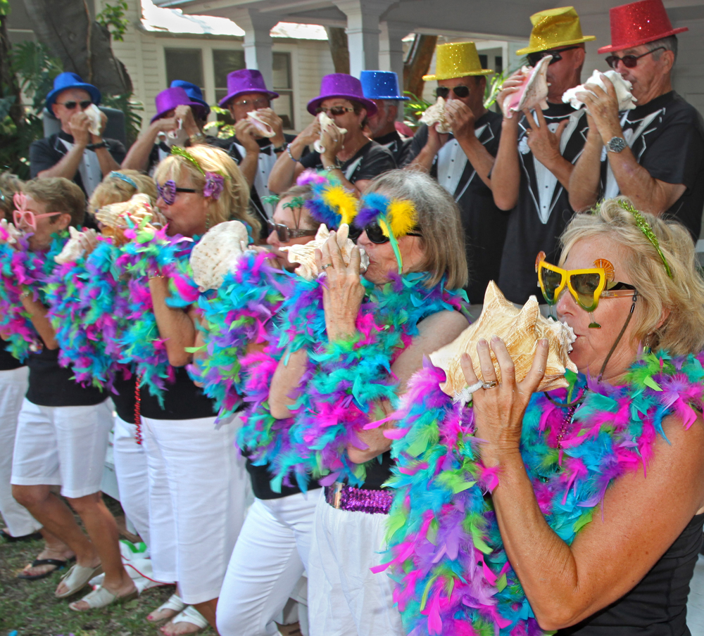 Key West Conch Shell Blowing Contest
