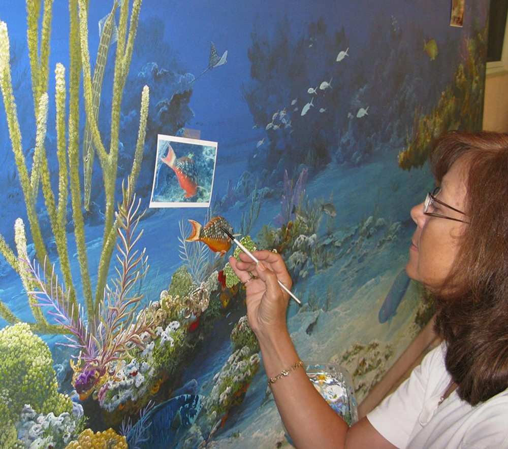 Upper Keys marine life artist