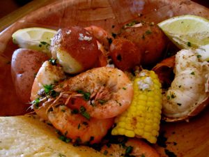 Florida Keys shrimp boil