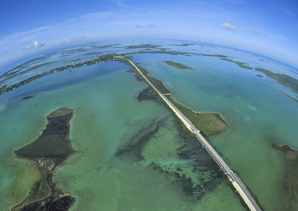 Florida Keys aerial view