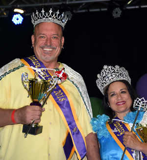 Fantasy Fest king and queen Key West