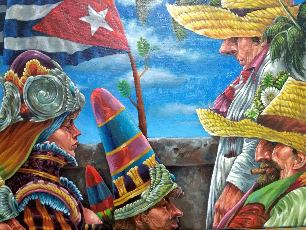 Cuban art displayed in Key West