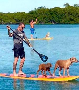 paddle boarding in Lower Keys backcountry
