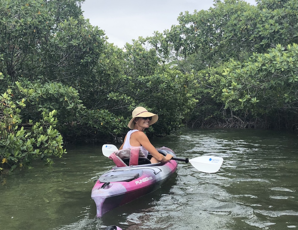 Sarah Fangman paddle board Key West