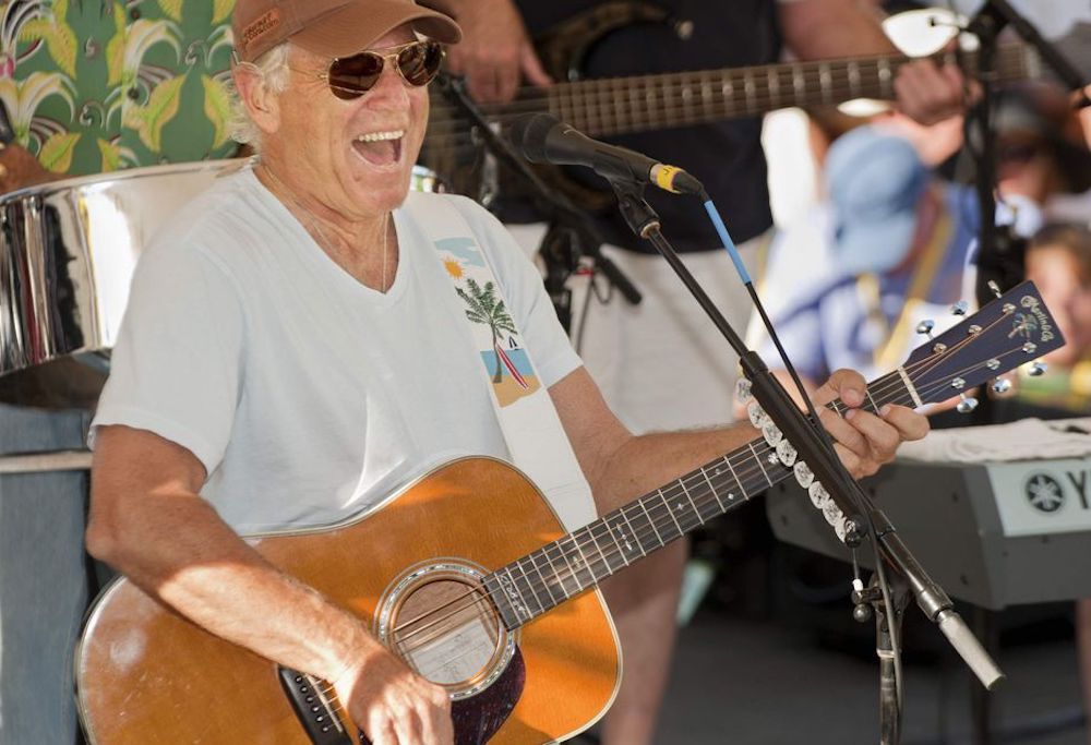 Jimmy Buffett onstage in Key West