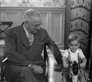 Harry Truman and grandson Clifton