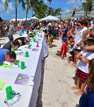 Key lime pie eating contest Key West
