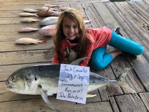 Key West Fishing Tournament girl with fish