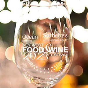 Key West Food & Wine Fest wine glass