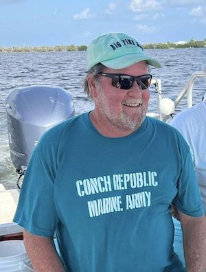 Florida Keys man on boat