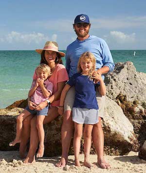 Billy Litmer Key West captain and family