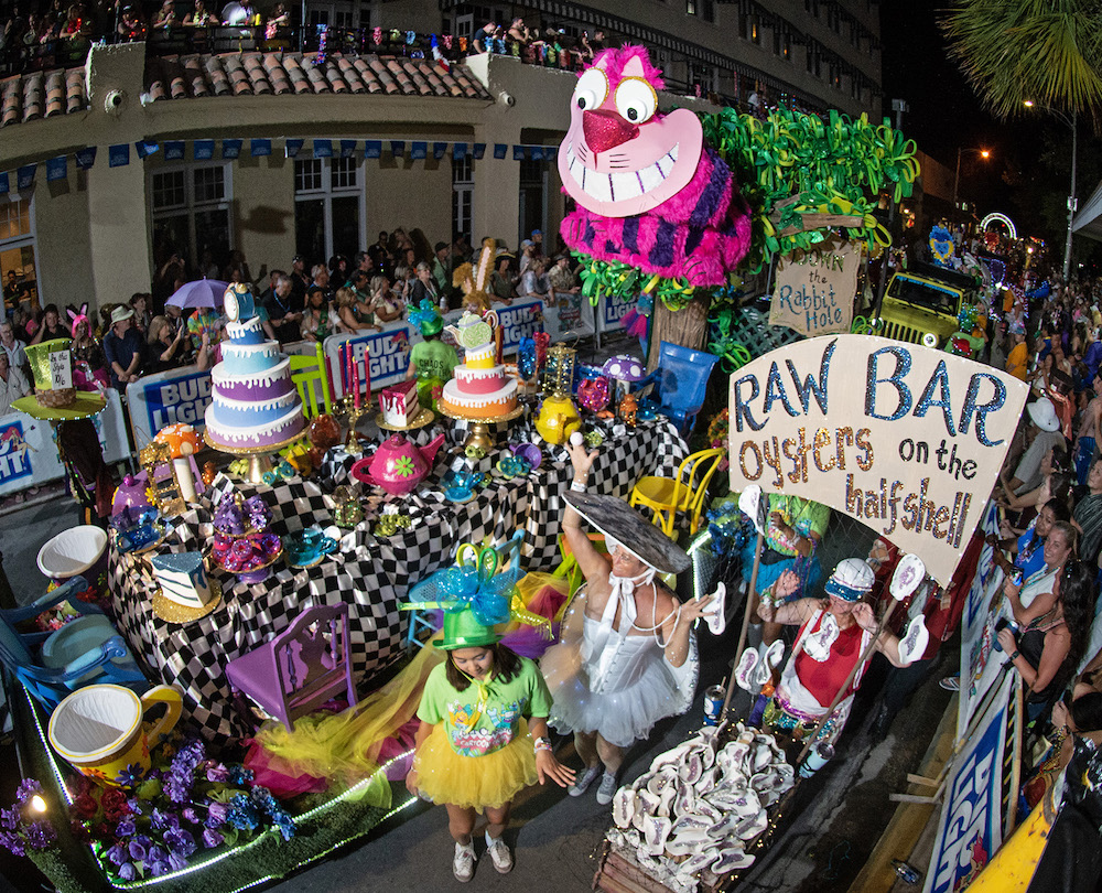 Fantasy Fest parade float