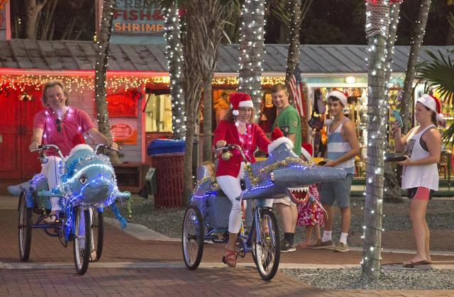  Key West Holiday Fest calendar includes the annual lighted bicycle procession.