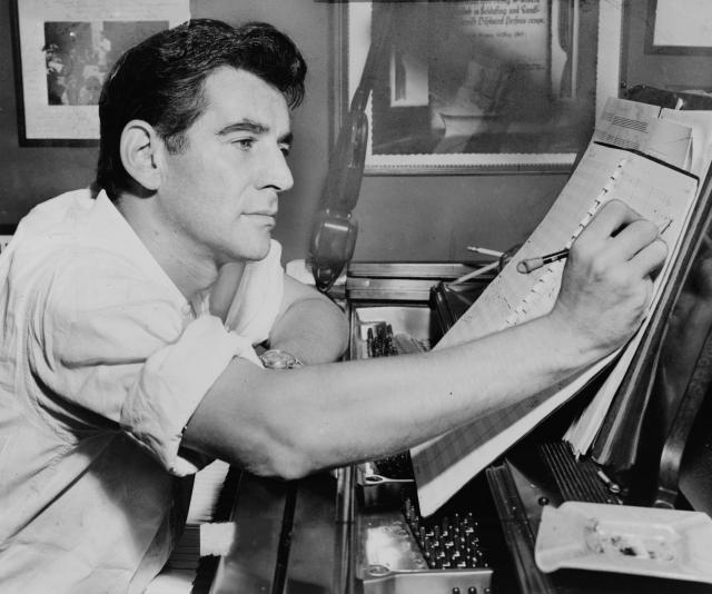  “West Side Story” composer Leonard Bernstein