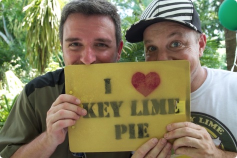 Author and pie expert David Sloan, left, wrote The Key West Key Lime Pie Cookbook.