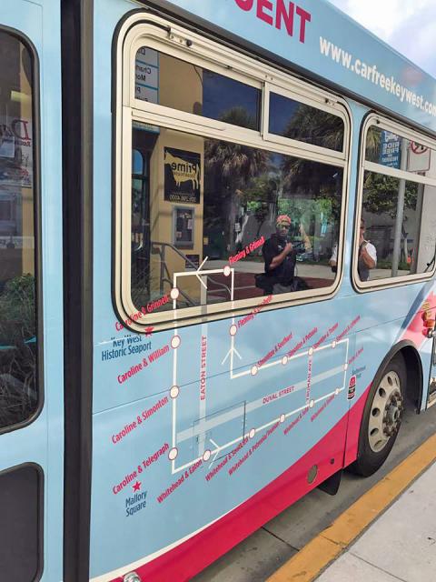Key West’s free hop-on, hop-off Duval Loop bus service is now offered daily for car-free, easy travel around the island’s Historic Seaport and downtown Duval Street districts.