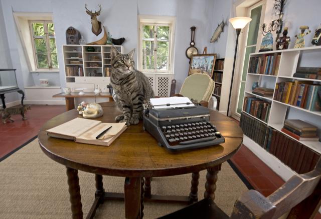 The study in which Hemingway wrote.  Image: Rob O'Neal