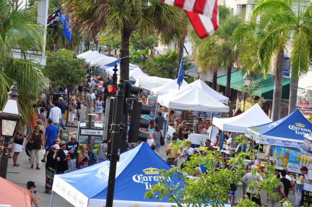 The festival’s anticipated highlight is the Key West Lobsterfest Street Fair in the 100 through 500 blocks of Duval Street. 