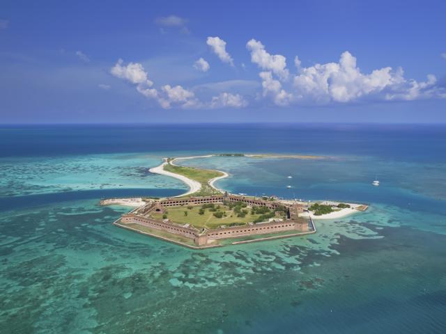 At Dry Tortugas National Park, the National Park Service has completed an extensive $25 million total stabilization project at Fort Jefferson. Image: Peter Green