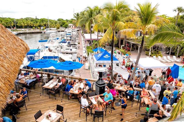 Skippers Dockside Restaurant in Key Largo serves as tournament headquarters, and hosts the kickoff and social events. 