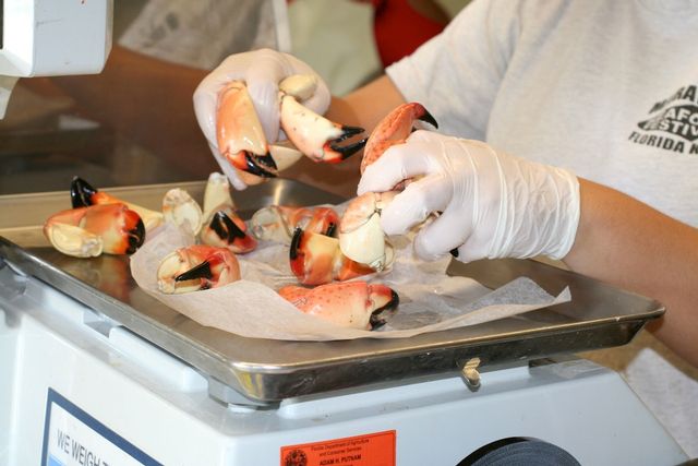 Savor sustainable food choices like stone crab claws, harvested locally from Keys waters.