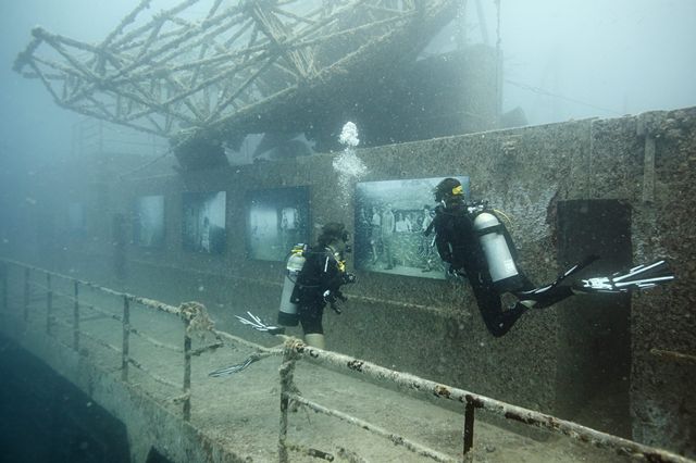 Franke first photographed the Vandenberg wreck in 2010 for his premier 2011 collection that earned worldwide accolades. 