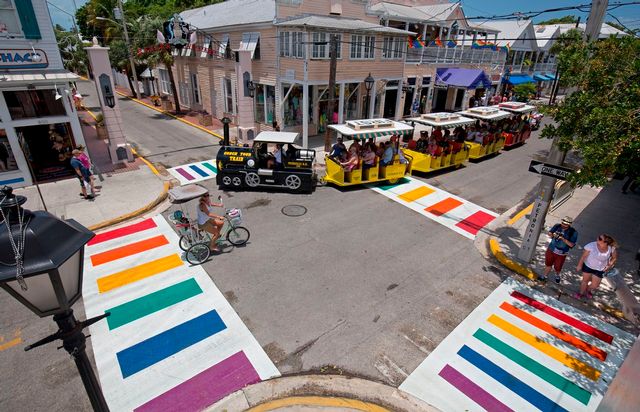 Festivities culminate in the 2019 Pride Parade, to proceed up Duval Street from the Gulf of Mexico to the Atlantic Ocean. 