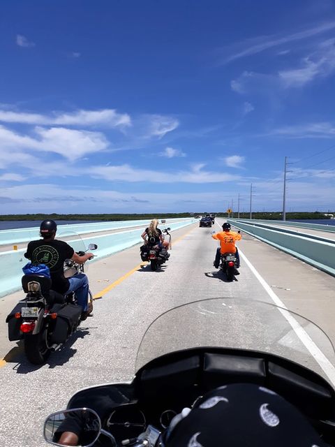 You know you’ve arrived in the far Upper Florida Keys once you cross the 18-Mile Stretch and Jewfish Creek Bridge, a popular ride for a fleet of Harley riders.