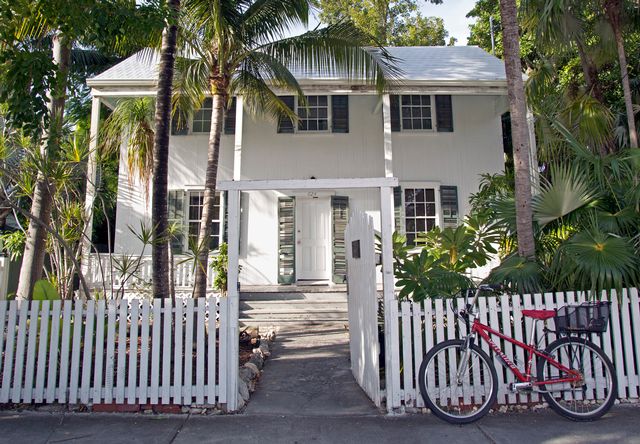 Bishop owned a home in Key West from 1938 to 1946. Located at 624 White St. on the edge of the historic Old Town district, the home was built in 1886 in the two-story “eyebrow” style. 