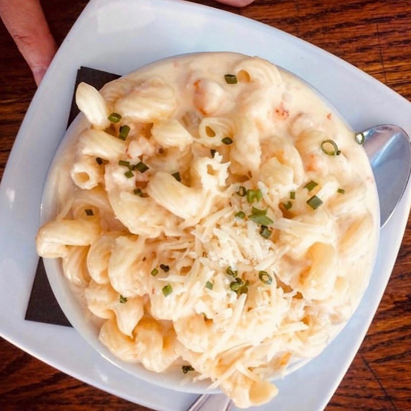 A highlight of the Seafood tour is lobster mac n' cheese.