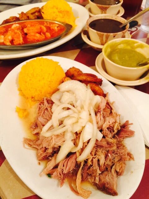Pork and rice is perfected at El Siboney.