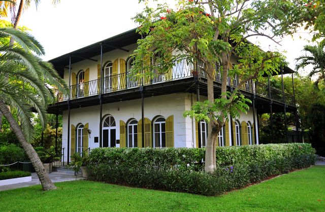 Visitors can pen their own stories in the second-story writing studio of Ernest Hemingway at his Spanish colonial villa, the Ernest Hemingway Home & Museum