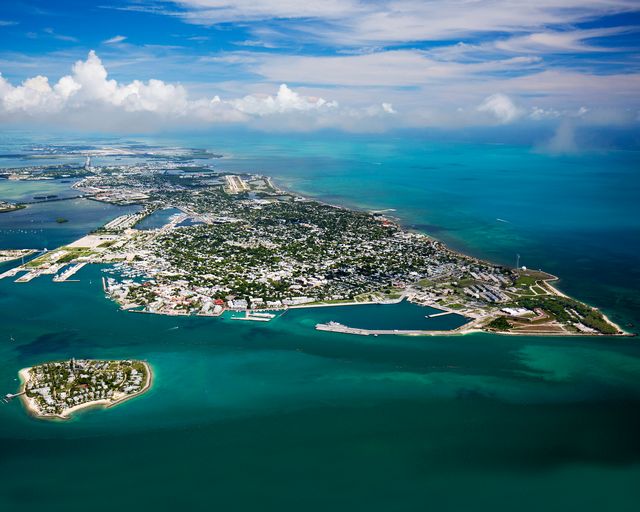 Aerial view of Key West. Image: Rob O'Neal